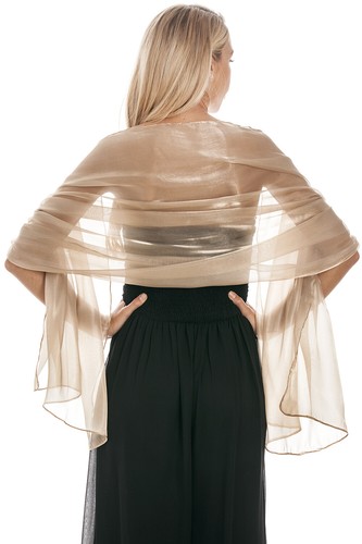 Central Chic Iridescent Wedding Pashmina Wrap Shawl Wedding Brides Bridesmaids - Picture 49 of 106
