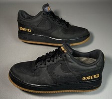 Nike Air Force 1 Low GTX Gore-Tex Men's Size 8.5 Black Sneakers EUC CK2630-001