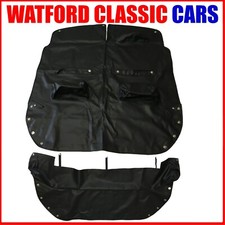 MGB, MGC, Full tonneau & Hood Cover, Black With Black Piping UK RHD Cars Only