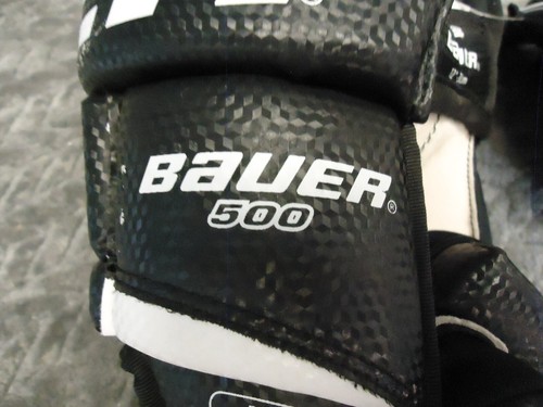 BAUER 500 12" ZOLL HOCKEYHANDSCHUHE MIT PANZERSCHAUM SCHWARZ (d) - Bild 2 von 6