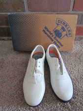 Dinkles marching band shoes Vanguard White Size Men 7.5 / W 9.5 NEW