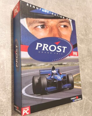 Prost Grand Prix 1998 PC 3Dfx Spiel Klassiker Karton Box Rarität Selten