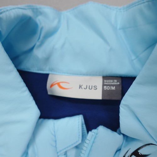 Kjus Men's Radiation Vest Full Zip Logo Blue Insulated Lightweight Stretch - Picture 10 of 21