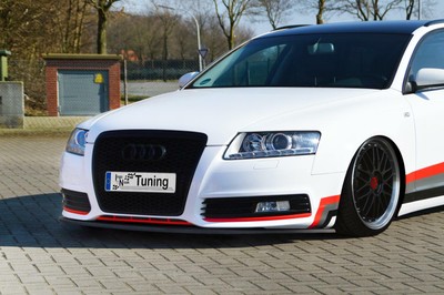 Frontspoilerlippe Spoilerschwert für Audi A6 4F Facelift ...