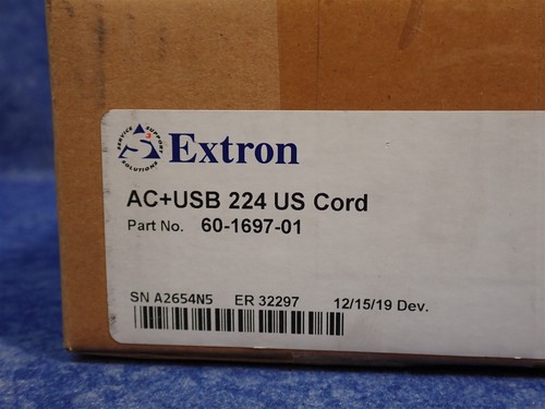 NEW Extron AC+USB 224 US Cord / 60-1697-01 2AC 2USB Power Module (G117) - Picture 2 of 2