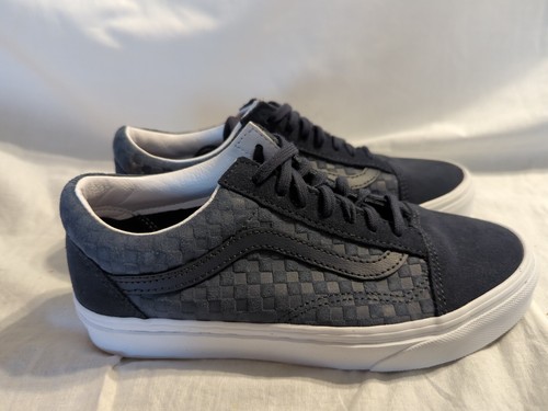 Vans "Old Skool" Navy Mini Checkered, Men's Size 4.5 Women's size 6 - NEW IN BOX - Picture 3 of 17