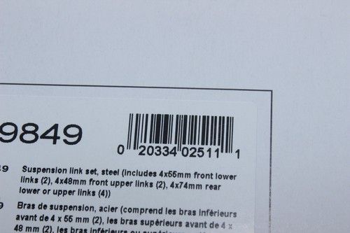 Traxxas TRX 9849  Suspension Link Set komplett Stahl High Trail TRX-4M NEU 1:18 - Bild 2 von 3