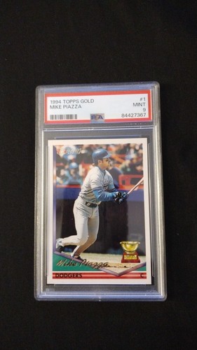 1993 Topps Gold Mike Piazza PSA 9 Mint - Picture 1 of 2