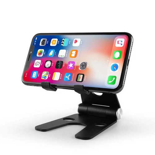 Foldable Adjustable Cell Phone & Tablet Stand for Desk - Compatible with iPhone - Picture 14 of 17