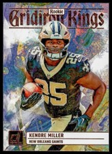 2023 Panini Donruss Gridiron Kings Kendre Miller RC New Orleans Saints #RGK-20