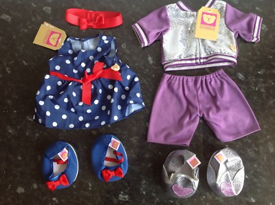 2 New Design A Bear Outfits Sets of 