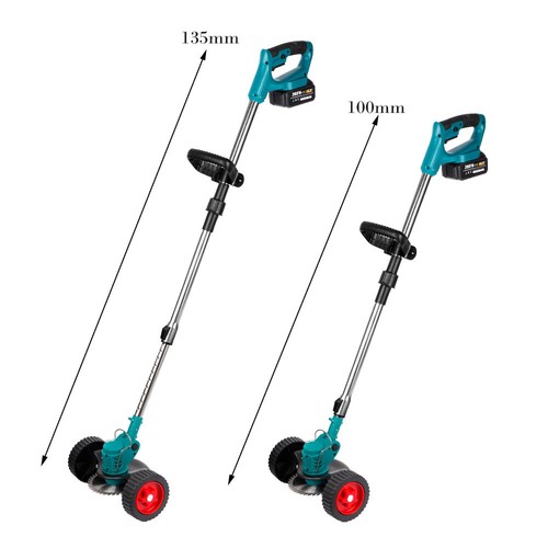 1500W Akku Rasentrimmer Elektro Freischneider Motorsense Trimmer Kantenschneider - Bild 4 von 17