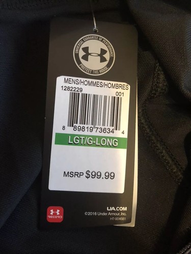 (LGT/G-Long, Black) - Under Armour Men's Fitness Sweatshirt Maverick Warm up TOP - Picture 5 of 6