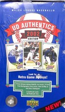 2002 Upper Deck UD Authentics Baseball Sealed Hobby Box
