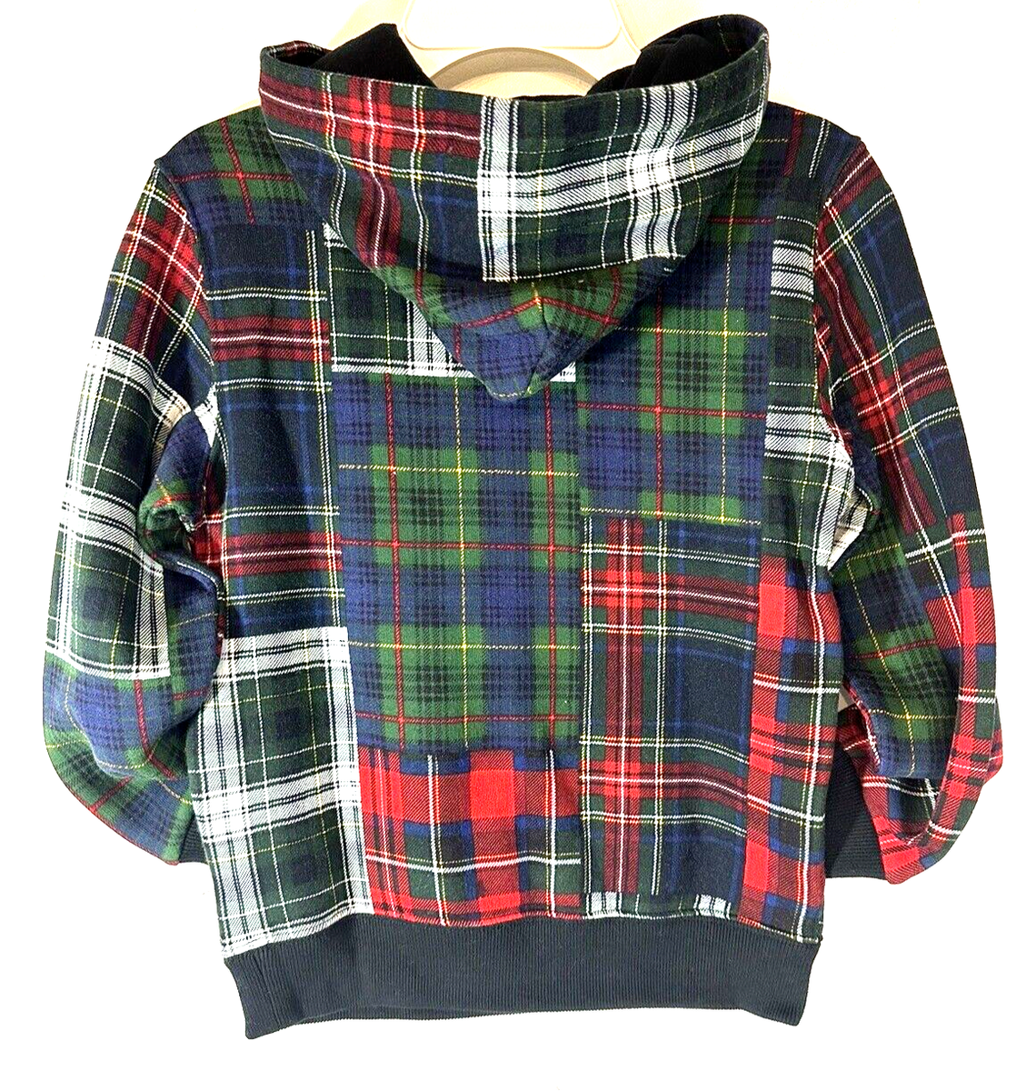 Polo Ralph Lauren Little Boys Sz 7 Patchwork Plaid Fleece