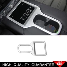 Fit For Honda CRV CR-V 2017-2021 Matte Silver Rear Water Cup Panel Cover Trim 1*