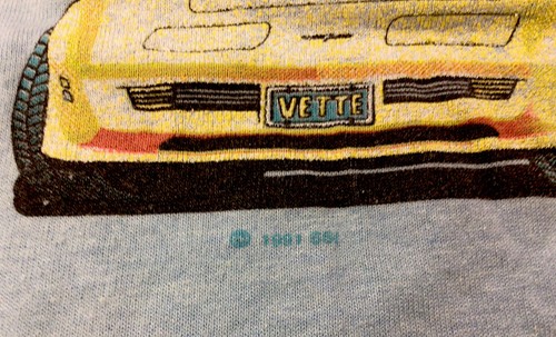 Vintage ""Chevrolet Corvette"" 1991 ärmelloses T-Shirt siehe Fotos Maße - Bild 2 von 4