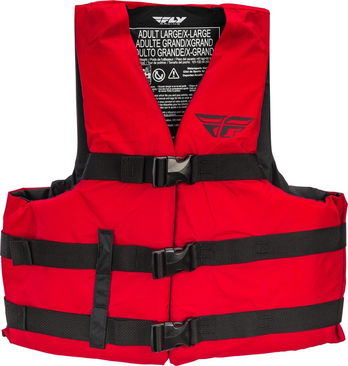 Fly Racing Best Sea Doo Life Jacket Fly Racing Nylon Floatation - Main Image