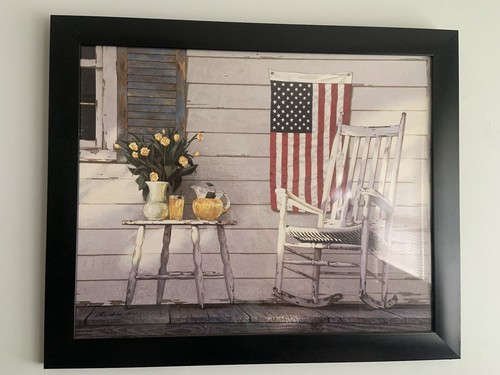 Fourth of July by Zhen-Huan Lu Framed Art Print Country USA American Flag