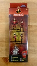 Disney Pixar Incredibles 2 Figure Set Die Cast Metal 5 Piece NEW UNOPENED