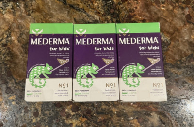 3 Pack Mederma For Kids Triple Action Formula, For Ages 2+ (0.7oz/20g) EXP 05-24