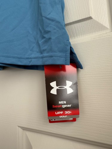 UNDER ARMOUR UPF 30+ 1/4 Zip Golf Mock Polo Shirt Men’s XL *NEW* - Picture 5 of 5