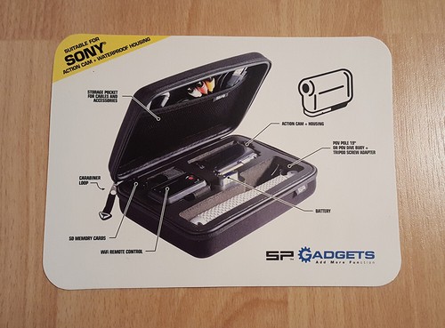 SP Gadgets Sony Action Camera POV Travel / Storage Case - New! - Picture 11 of 13