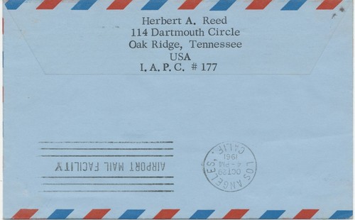 USA 1961 rare superb First Flight A.M. 8 - First Jet Air Mail Service ORLANDO - - Picture 2 of 3