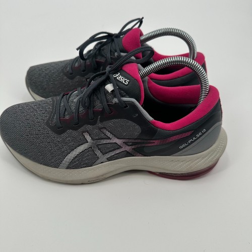 ASICS Gel-Pulse 13 Running Shoes Women's US 8 Carrier Grey Pink Low Top Lace Up - Picture 2 of 10