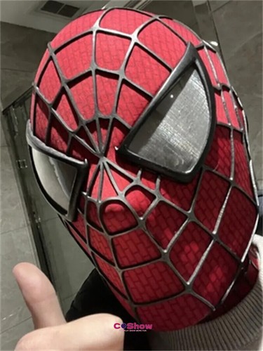 Rojo/Negro Clásico Raimi Spider-Man 3D Web Casco Máscara Halloween Juegos con disfraces Accesorios Reino Unido - Imagen 5 de 14