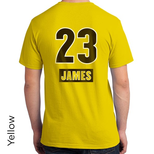 T-shirt basket Lebron James #23 Cleveland MVP King James TNB22 - Foto 1 di 4