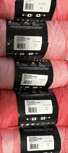 1 RED HEART OMBRE in SEA CORAL 10oz 482yds Acrylic - Picture 6 of 6