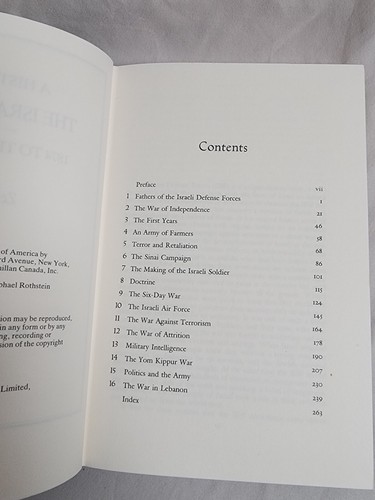 A History of the Israeli Army Zeev Schiff First Edition 1987 - Imagen 6 de 8