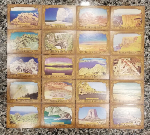Juego completo de insertos Topps Allen and Ginter Natural Wonders 2016 (20) - Imagen 1 de 3