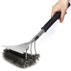 18 inch galvanized belt shovel new three head barbecue stove cleaning brush