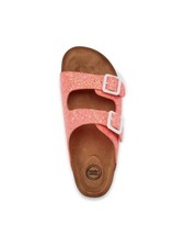 Wonder Nation Neon Footbed Slide Sandals Little Girls Big Girls Size 5