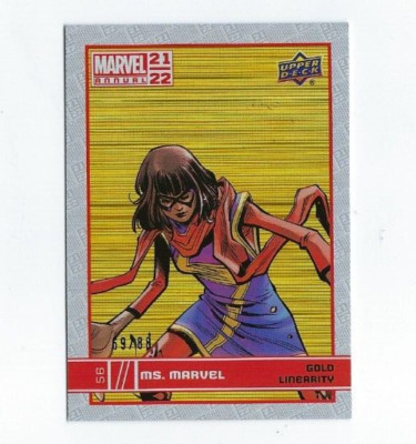 Marvel Annual 2021-22 Gold Linearity parallel 56 Ms. Marvel 69/88