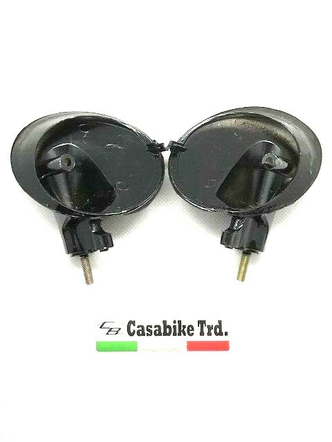 2 x Verkleidung vorne Schwarz R & L für Blinker Retro Motorroller ZN50QT-A  Nova