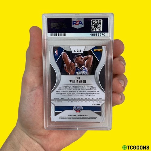 PSA 9 2019 Zion Williamson Green Prizm #248 Rookie RC NBA Basketball Invest 📈 - Bild 2 von 2