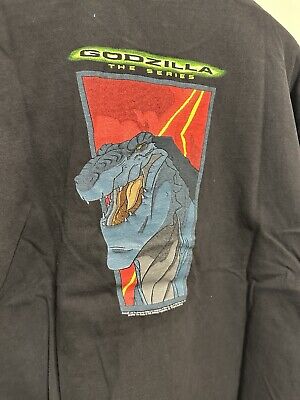 Vintage Godzilla The Series 1998 Heat Crew Promo Graphic T Vintage Godzilla The Series 1998 Heat Crew Promo Graphic T