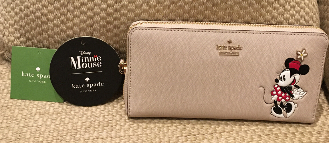 NWT KATE SPADE DISNEY MINNIE MOUSE CLUTCH WALLET