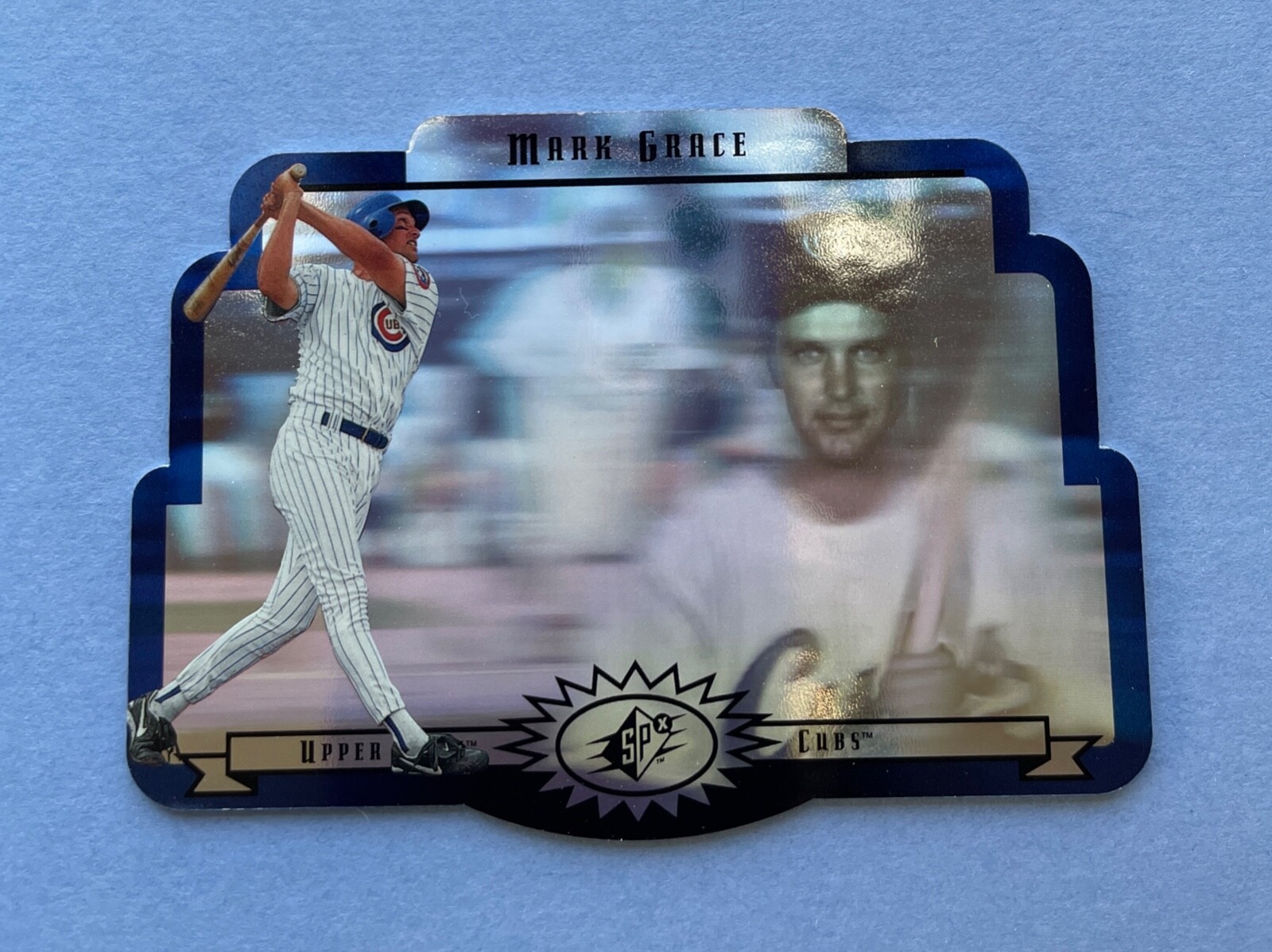 1996 Upper Deck SPX Baseball Mark Grace #15 Die Cut Chicago Cubs