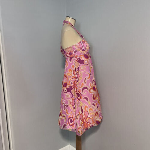 LILLY PULITZER ~ CAROLEENA Seidenneckholder Kleid in fischfischig Gr. 6 - Bild 5 von 6