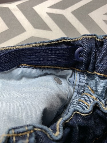 New Girls Levi Jeans SIze 10 Reg 25 x 25 511 Slim Stretch Adjust Dark 5771 - Picture 8 of 9