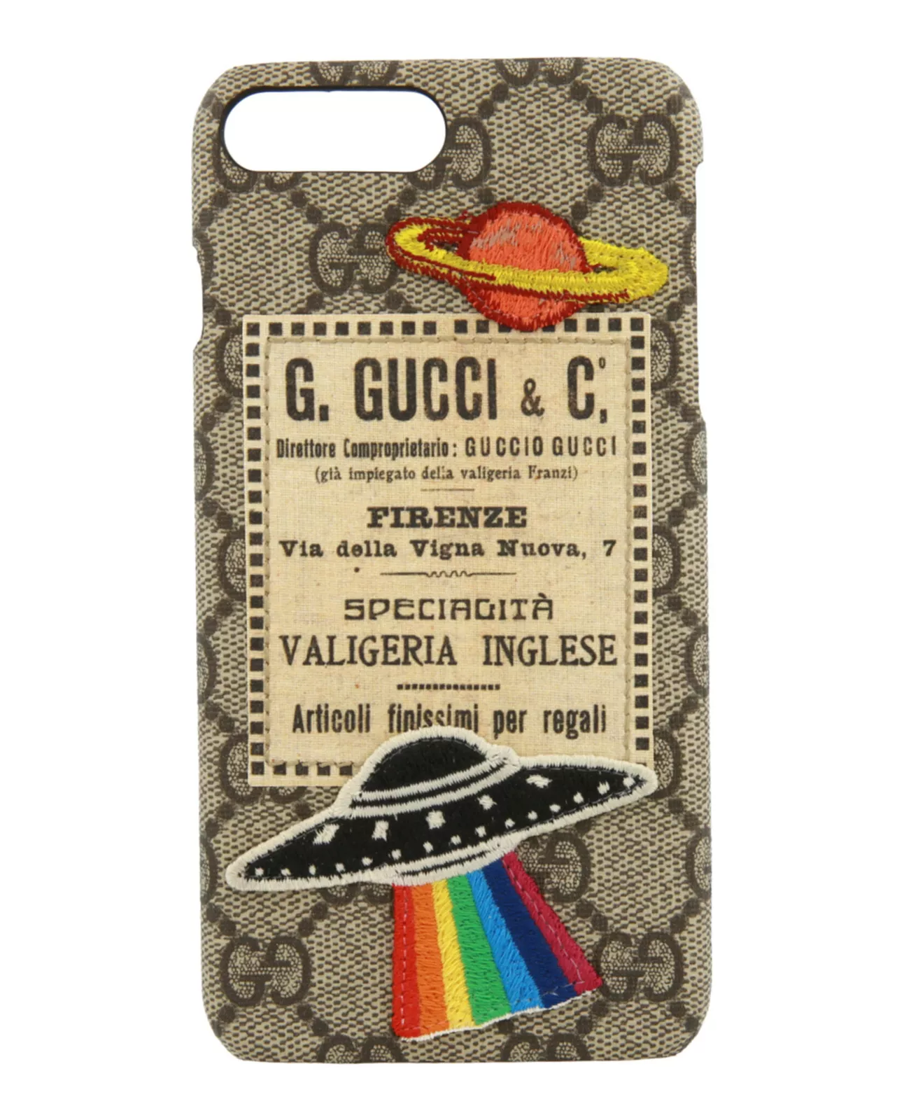 Coque Gucci unisexe adulte GG Supreme Patch iPhone 7