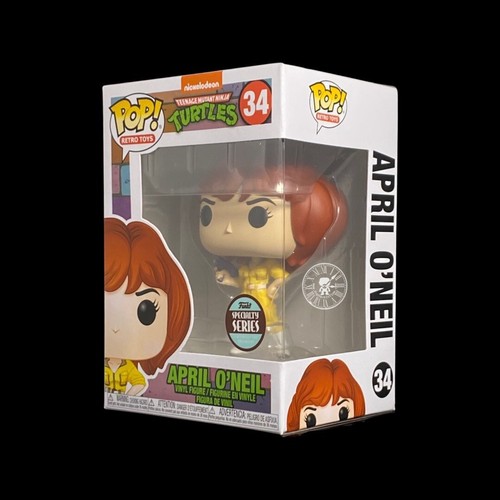Funko Pop + Protector! Retro Toys #34 TMNT - April O'Neil (Funko SS) *Mint* - Picture 2 of 14