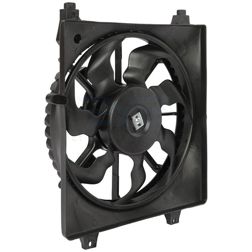 For 2007-2009 Hyundai Santa Fe V6 4-Door Electric Radiator Cooling Fan Assembly - Picture 3 of 6