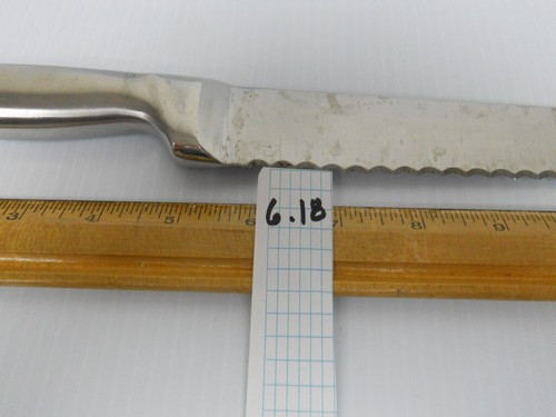 FARBERWARE PRO Stainless Serrated Carving Knife Metal Handle 7.5" Blade - USA - Picture 14 of 15