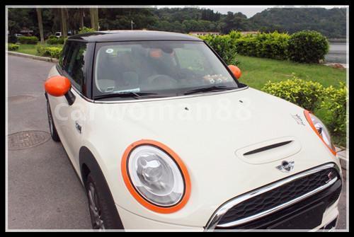 Headlight Trim Surround For MINI Cooper/S/ONE/JCW F55 F56 F57 Candy Color - Picture 7 of 23