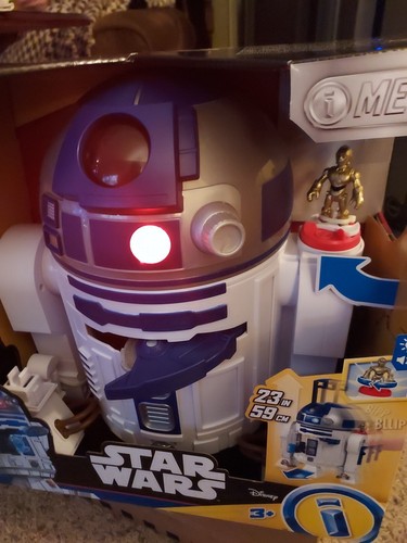 Juguete Fisher-Price Imaginext Star Wars R2-D2 con luces sonidos C3P0 - Imagen 6 de 6